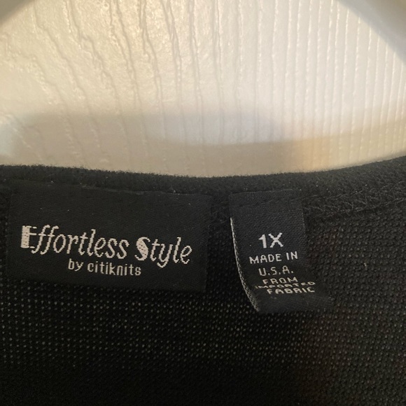 Cardigan Shell Combo Top - Picture 4 of 9